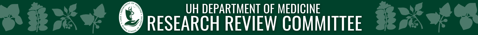 Department of Medicine Research Review Committee